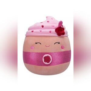 Squishmallows 14" Rosewater Latte Stuffed Animal: Food-Inspired Polyester Plush